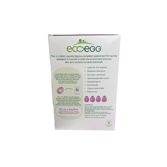 Eco Egg Laundry Egg Spring Blossom 210 Washes NEW! - Picture 4 of 6